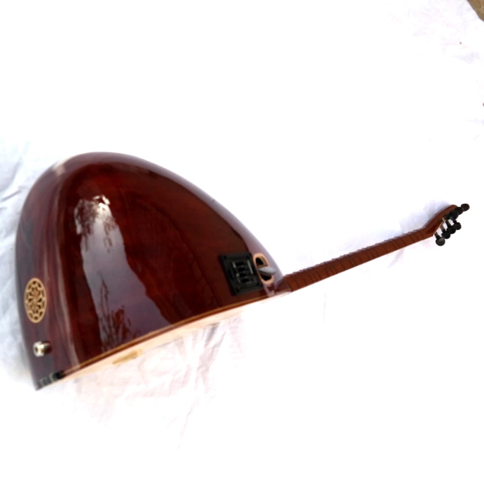 Juniper Long Neck Saz Baglama With Equalizer Free Case j1