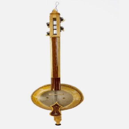 Pyrogravure Made Quality Gourd Kabak Kemane W/ A Bow - Bag