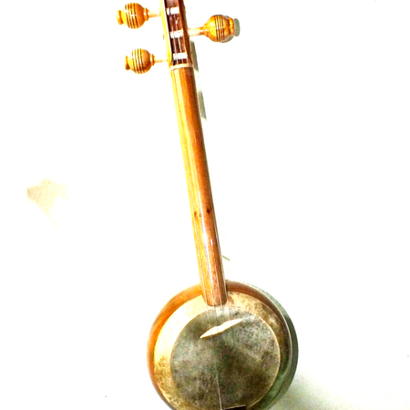 Quality Carved Walnut Wooden Kemane Kamanche Kemence W/ Bag Ag1