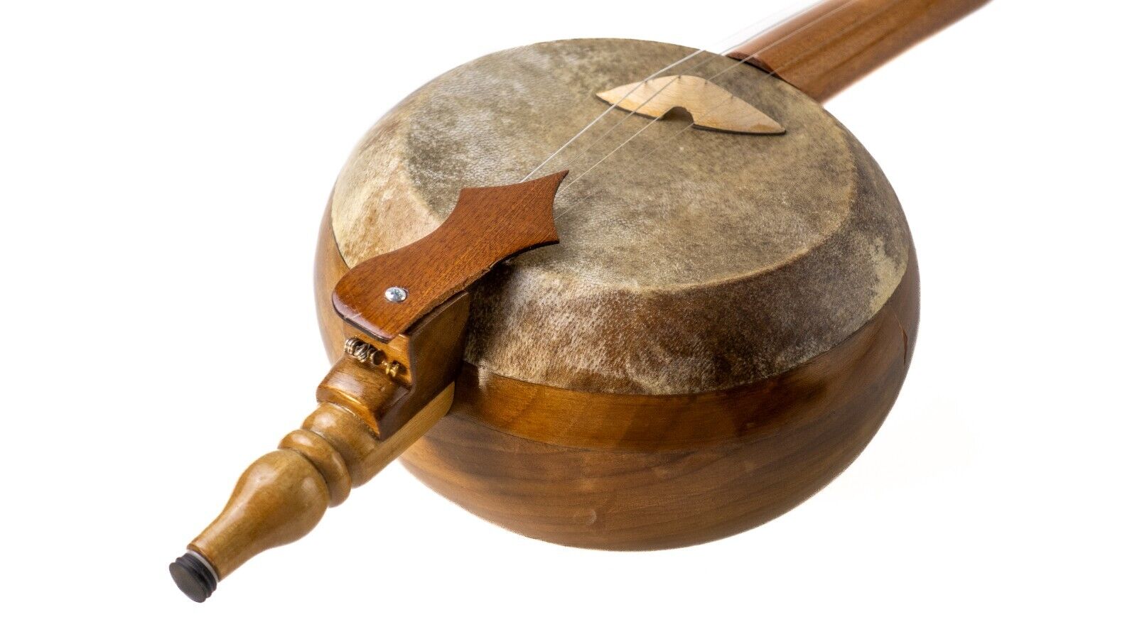 Quality Carved Walnut Wooden Kemane Kamanche Kemence W/ Bag