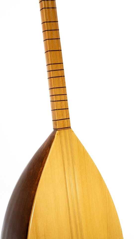 Turkish Mahogany Long Neck Saz Baglama  With Free Case
