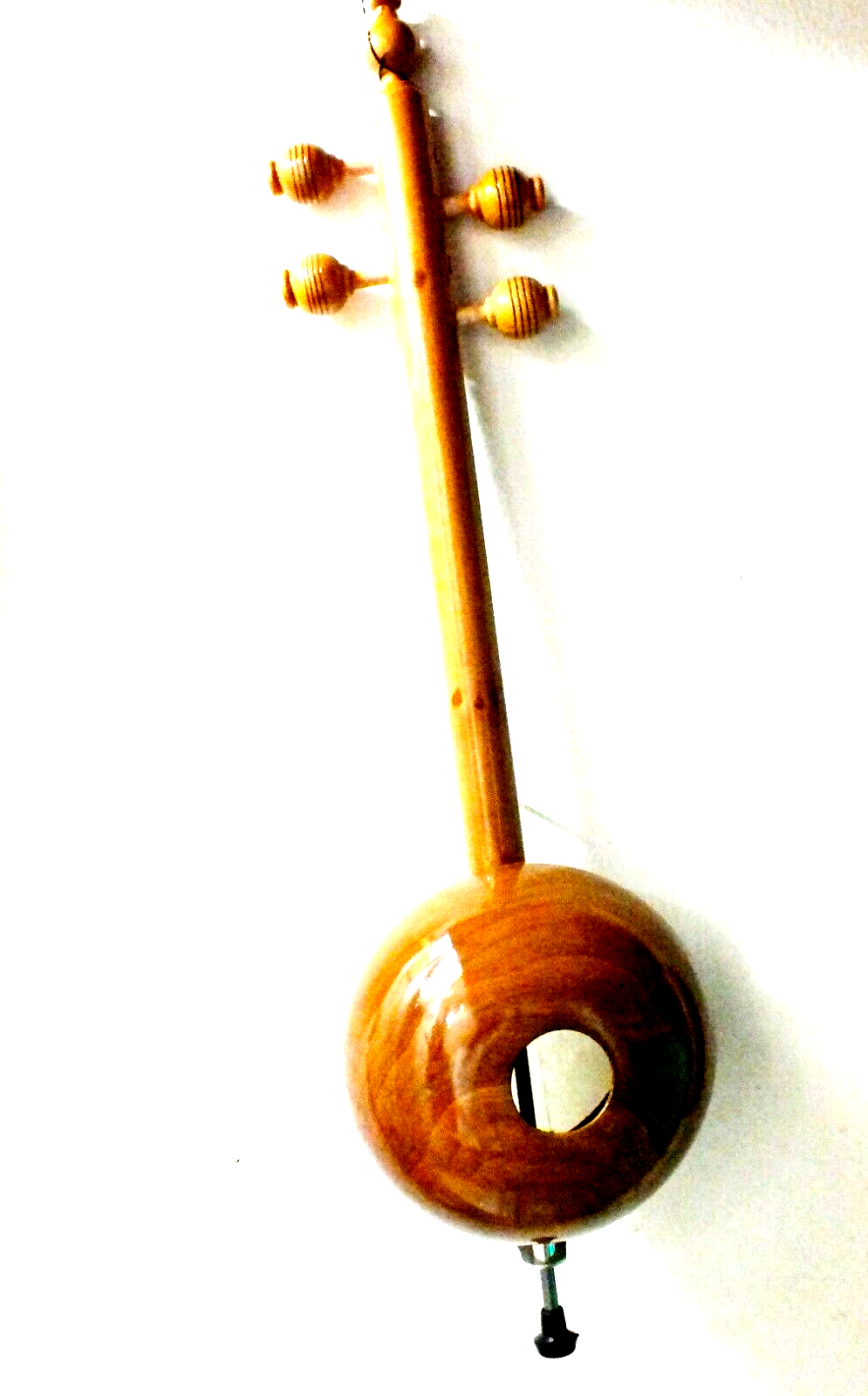 Quality Carved Walnut Wooden Kemane Kamanche Kemence W/ Bag Ag1