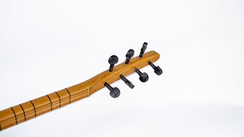 Turkish Mahogany Long Neck Saz Baglama  With Free Case