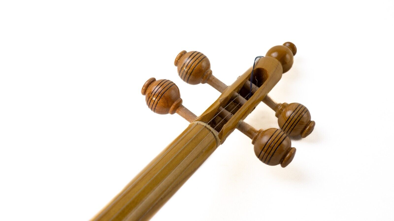 Quality Carved Walnut Wooden Kemane Kamanche Kemence W/ Bag AL87