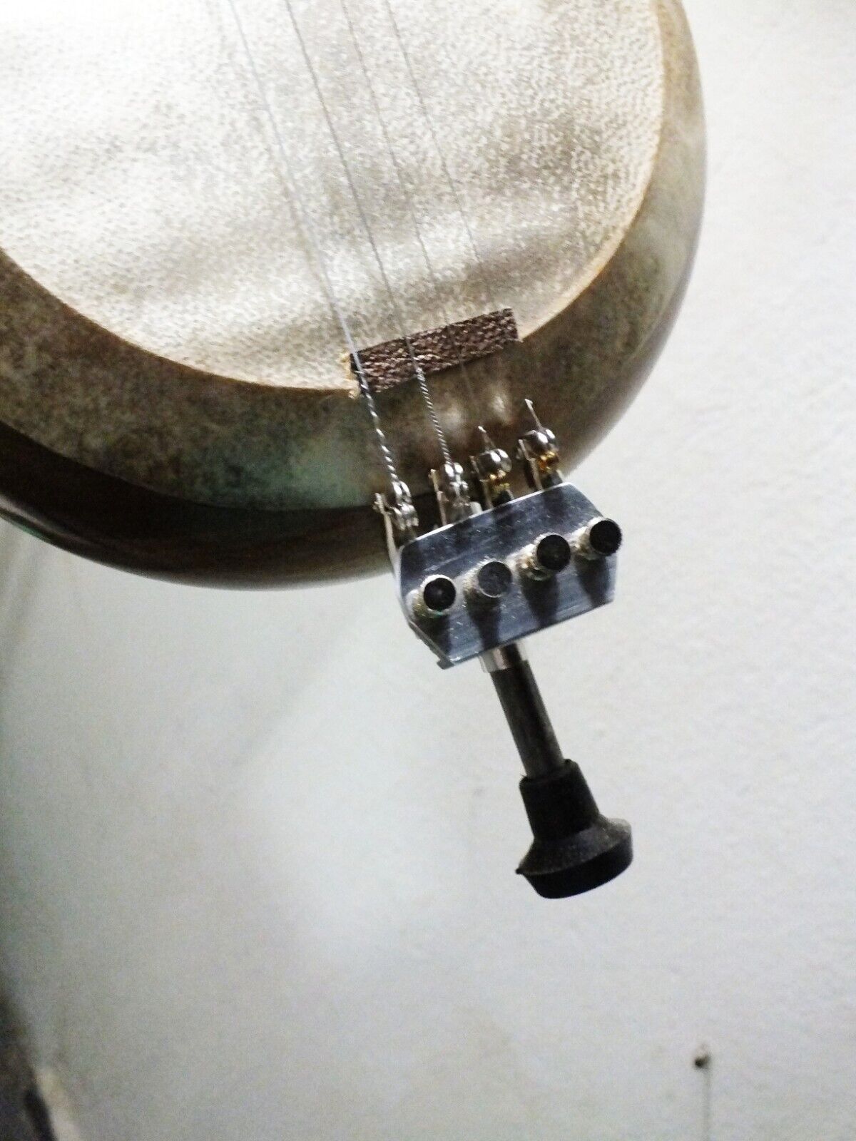 Quality Carved Walnut Wooden Kemane Kamanche Kemence W/ Bag Ag1