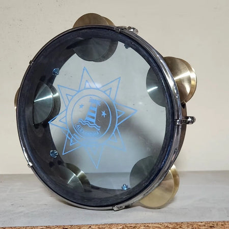 Riq Tef Tambourine Marine W / Cymbals vgso