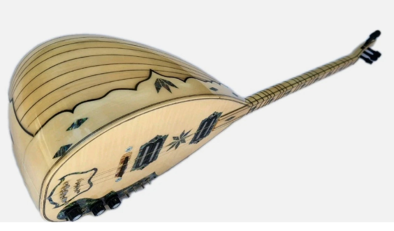 Electric Electro Long Neck Saz Baglama Free Case e22