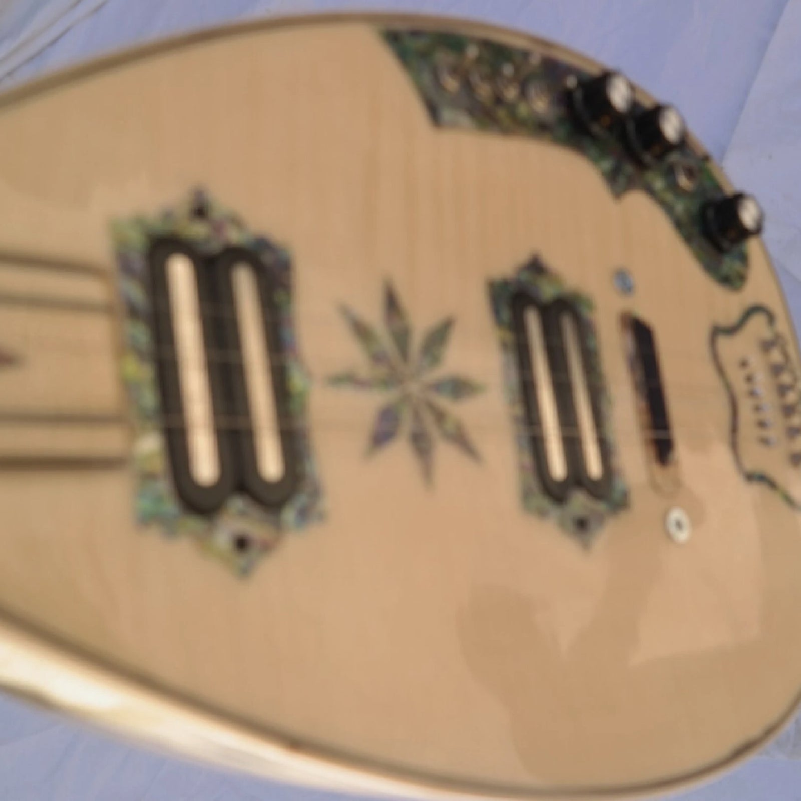 Electric Electro Long Neck Saz Baglama Free Case e22