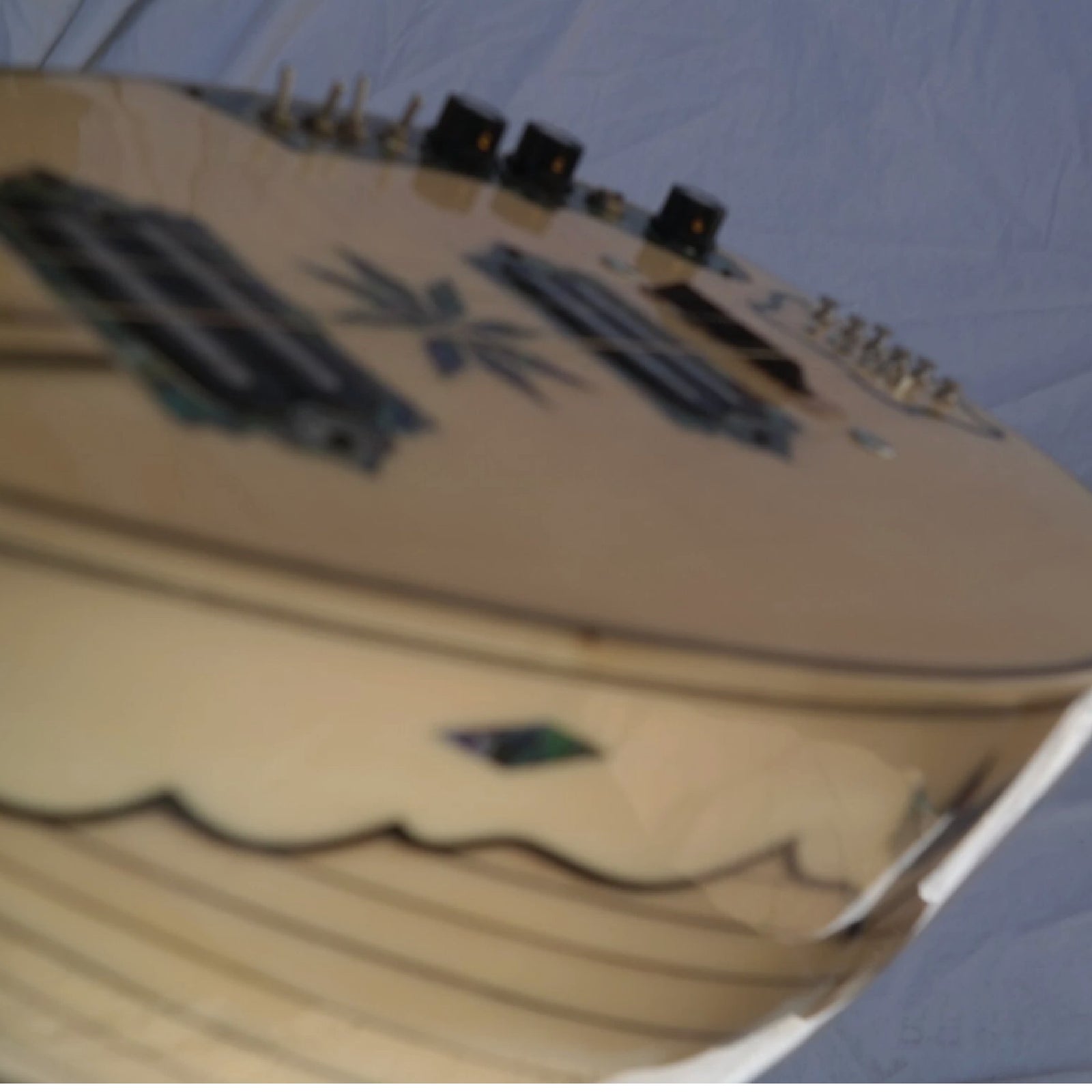 Electric Electro Long Neck Saz Baglama Free Case e22