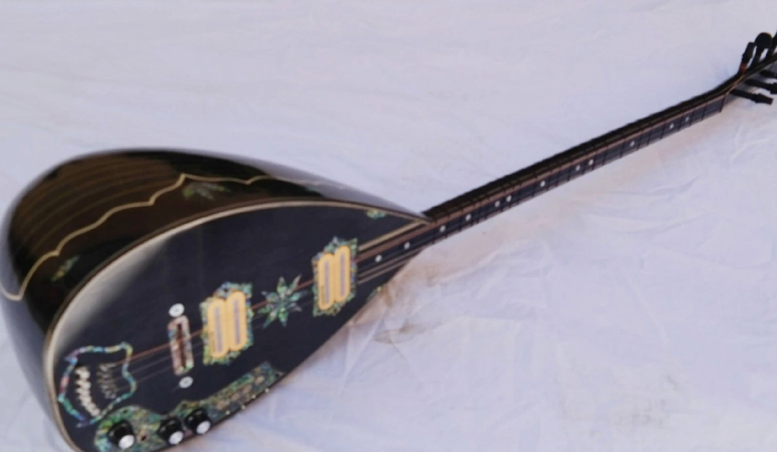 Electric Electro Long Neck Saz Baglama Free Case e11
