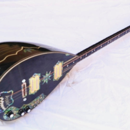 Electric Electro Long Neck Saz Baglama Free Case e11