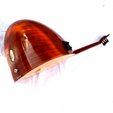 Mahohani 45cm Short Neck Saz Baglama With Equalizer Free Case s1a