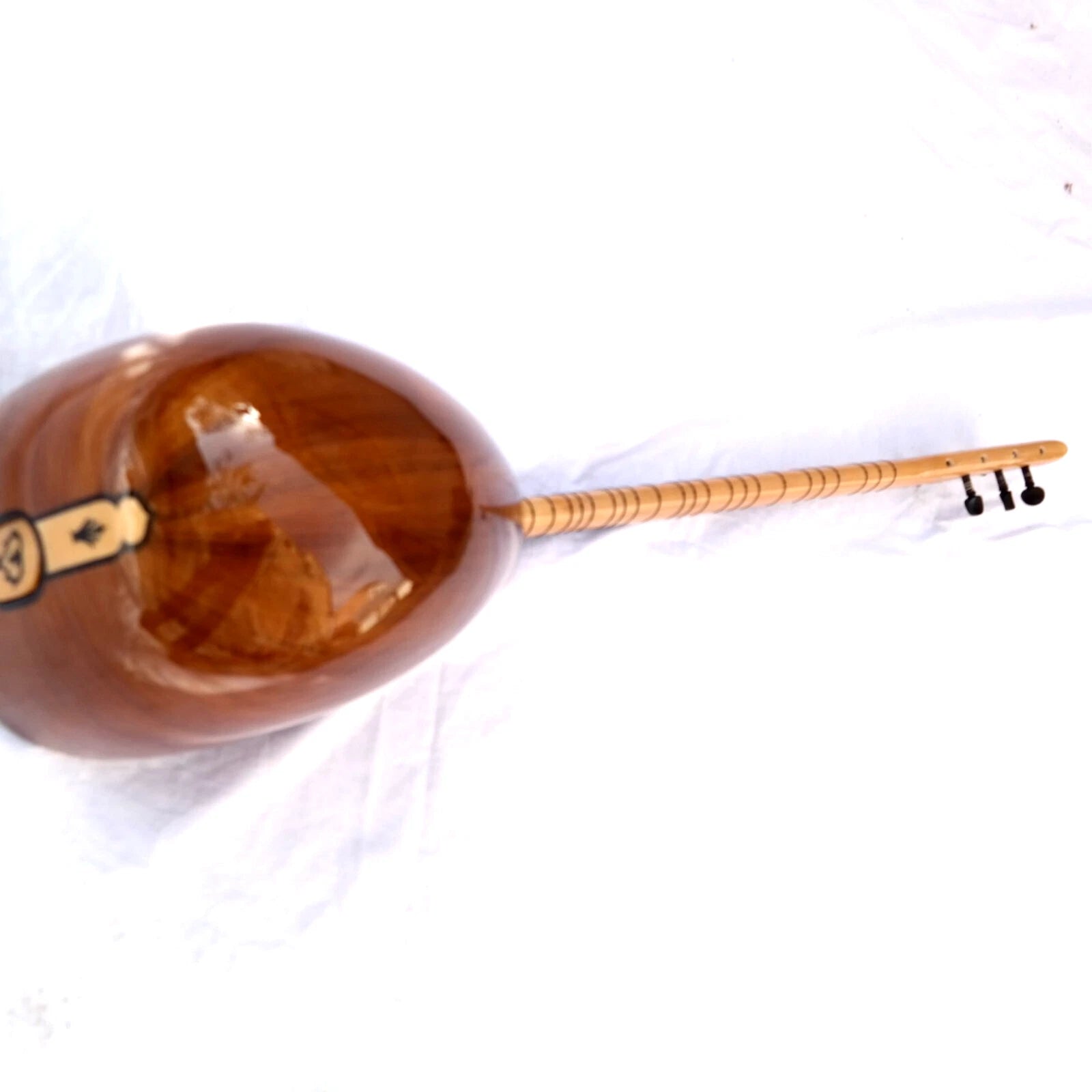 Mulberry Long Neck Saz Baglama With Equalizer Free Case m1