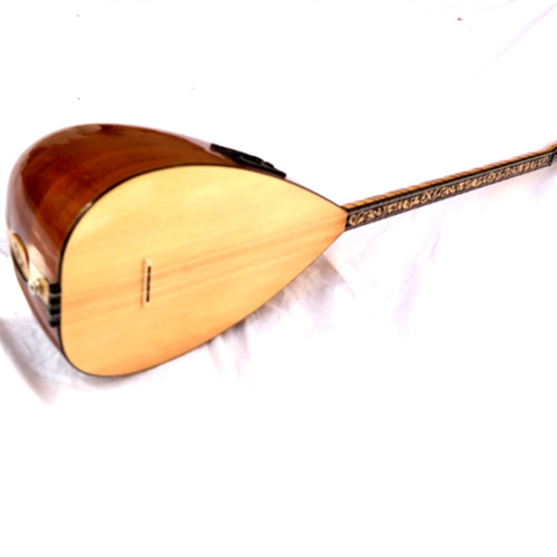 Mulberry Long Neck Saz Baglama With Equalizer Free Case m1