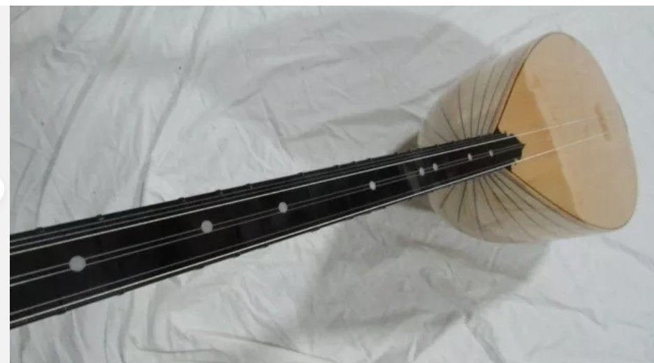 Maple Short Neck maple Saz Baglama With Free Case mp1