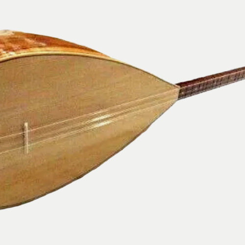 Turkish Carved Long Neck Saz Baglama With Free Case cr1