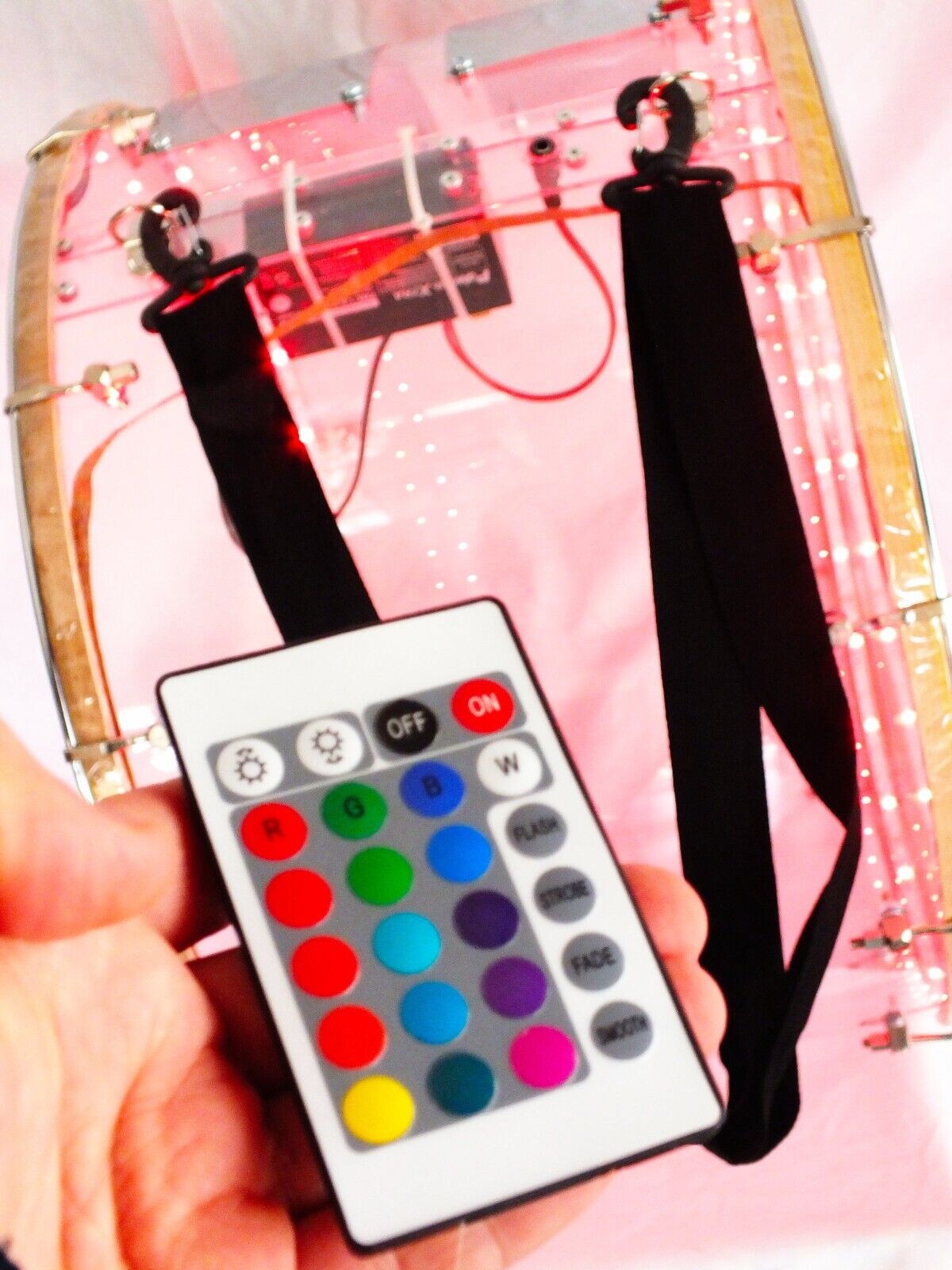 20" Percussion Plexie Glass Drum Davul Dhol Tupan cl1