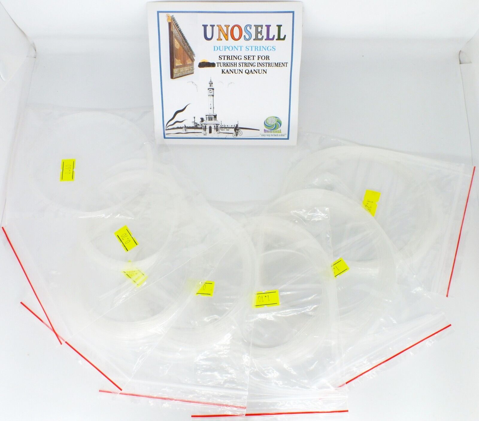 Prosefessional Pvf String Set For Turkish String Instrument Kanun Qanun