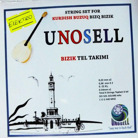 String Set For String Instrument Electric Electro Buzuq Pyramid - Unosell Muzik Enstrumanlari