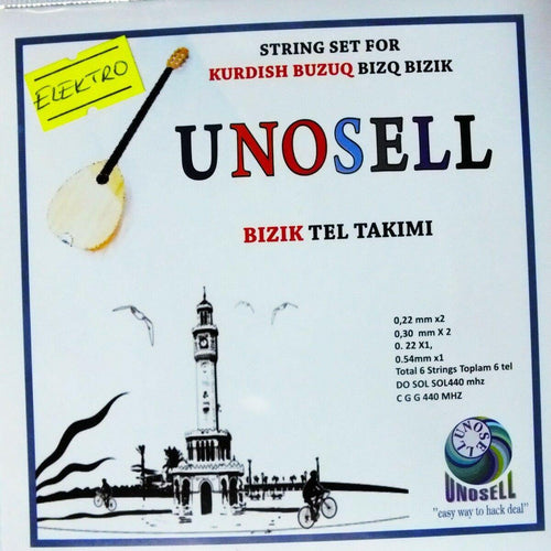 String Set For String Instrument Electric Electro Buzuq Pyramid - Unosell Muzik Enstrumanlari