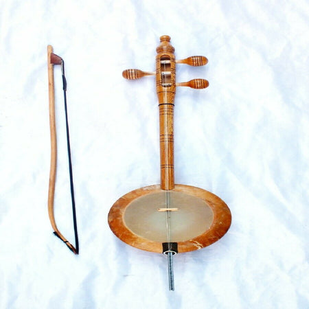Quality Plane Carved Rebab Rubab W/ A Bow - Bag