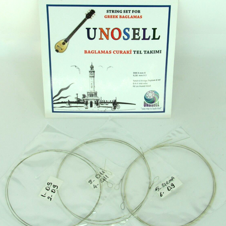 String Set For Greek Musical Instrument Small Curaki Baglamas