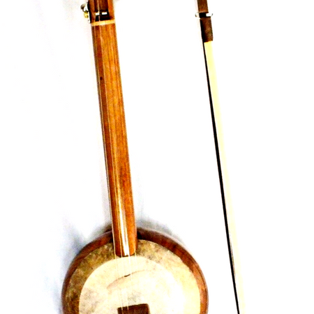 Quality Carved Walnut Wooden Kemane Kamanche Kemence W/ Bag AW1