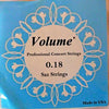 Volume String Set For Short Neck Saz Baglama 0.18 Mm - Unosell Muzik Enstrumanlari