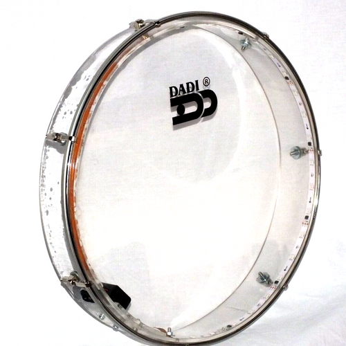 Plexie Glass Clear Frame Drum Bendir Percussion  with Light