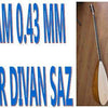 DVN: 3 x 0.43 MM BAM STRINGS FOR   DIVAN SAZ - unosell music instruments