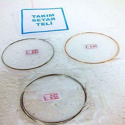 3 X STRING SET FOR PERSIAN  STRING INSTRUMENT SETAR  NEW  !!!!!!!!!!!!!! - unosell music instruments