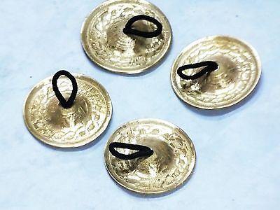 CYMBALS BRASS ZILLS   1.8"  BELLY DANCE FINGER NEW !!!!!!!!!!!!!!!!!!!!!!!!!!!!! - unosell music instruments