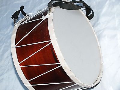 UNOKID: TURKISH PERCUSSION  31 x 18 cm KID SIZE  DRUM  DAVUL with STICK NEW !!!! - unosell music instruments