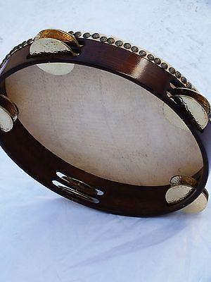 UNOSELL ::  35 x 6 cm FRAME DRUM DAF  WITH CYMBALS NEW !!!!!!!!!! - unosell music instruments