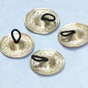 CYMBALS BRASS ZILLS   1.8"  BELLY DANCE FINGER NEW !!!!!!!!!!!!!!!!!!!!!!!!!!!!! - unosell music instruments