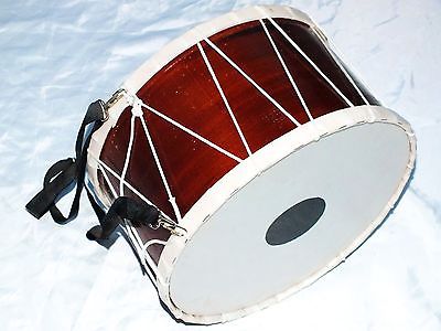 UNOKID: TURKISH PERCUSSION  31 x 18 cm KID SIZE  DRUM  DAVUL with STICK NEW !!!! - unosell music instruments
