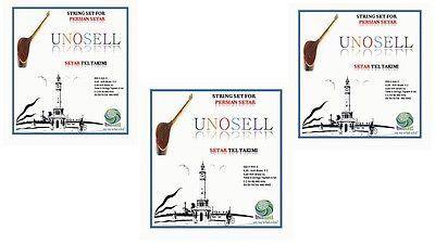 3 X STRING SET FOR PERSIAN  STRING INSTRUMENT SETAR  NEW  !!!!!!!!!!!!!! - unosell music instruments