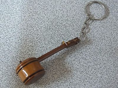 TURKISH WOODEN HAND MADE KEYCHAIN CUMBUS ANAHTARLIK NEW ! - unosell music instruments