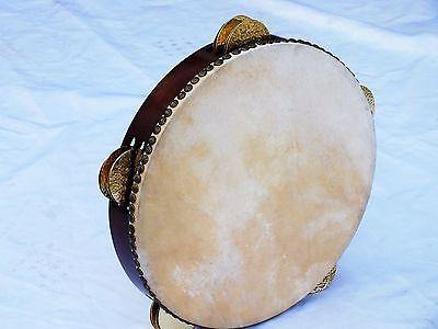 UNOSELL ::  35 x 6 cm FRAME DRUM DAF  WITH CYMBALS NEW !!!!!!!!!! - unosell music instruments