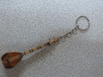 TURKISH WOODEN HAND MADE KEYCHAIN SAZ ANAHTARLIK NEW ! - unosell music instruments