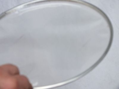 HEAD CLEAR PLASTIC SKIN  FOR  DOUMBEK RIQ  TEF  22 CM  NEW !!!!!!!!! - unosell music instruments