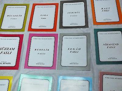 16 TURKISH CLASSICAL MUSIC  LYRIC COMPOSITION OF   BOOKS BY ZEKI YILMAZ  NEW !!! - unosell music instruments