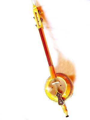 AMRA : TURKISH PYROGRAVURE MADE QUALITY  GOURD  KABAK KEMANE w/ A BOW - BAG !! - unosell music instruments