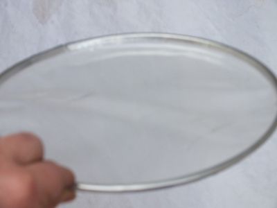 HEAD CLEAR PLASTIC SKIN  FOR  DOUMBEK RIQ  TEF  22 CM  NEW !!!!!!!!! - unosell music instruments