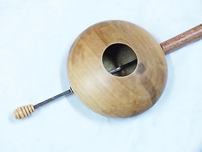 KURDISH STRING INSTRUMENT QUALITY WALNUT CARVED REBAB RUBAB  w/ A BOW - BAG !! - unosell music instruments