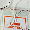 3 X  STRING SET FOR TURKISH STRING INSTRUMENT SHORT NECK SAZ  0.18MM - unosell music instruments