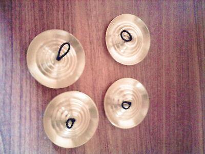 CYMBALS BRASS ZILLS   2"  BELLY DANCE FINGER NEW !!!!!!!!!!!!!! - unosell music instruments