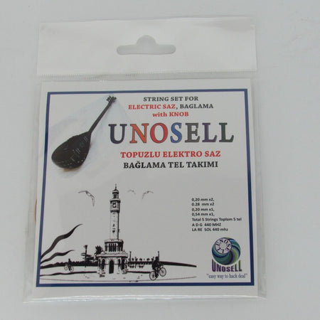 String Set With Knob For String Instrument Long Neck Electric Electro Saz