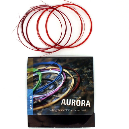 Aurora String Set For Turkish String Instrument Long Neck Saz 0.20 Mm