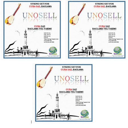 3 X String Set For Turkish String Small Size Cura Saz